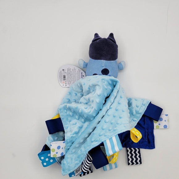 handmade Lovey squishmallow Bluey Plush Security Blanket, double minky 21 x 21. - Picture 5 of 14